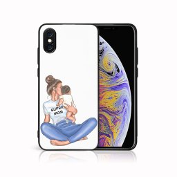 PROTEMIO MY ART Védőburkolat a Apple-hoz iPhone X / XS SUPERMOM (112)