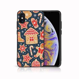 PROTEMIO MY ART Karácsonyi kivitelű borító Apple iPhone X / XS CHRISTMAS (069)