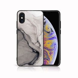 PROTEMIO MY ART Védőburkolat a Apple-hoz iPhone X / XS BLACK INK (146)