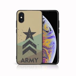 PROTEMIO MY ART Védőburkolat a Apple-hoz iPhone X / XS ARMY (236)