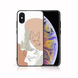 PROTEMIO MY ART Védőburkolat Apple-hoz iPhone X / XS FOX (191)