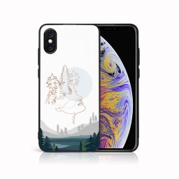 PROTEMIO MY ART Védőburkolat a Apple-hoz iPhone X / XS LAKE (192)