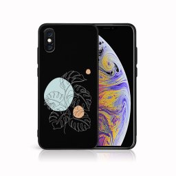 PROTEMIO MY ART Védőburkolat a Apple-hoz iPhone X / XS MONSTERA (194)