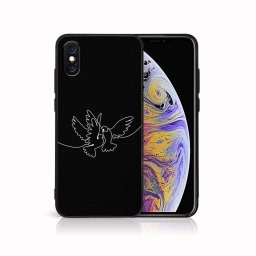 PROTEMIO MY ART Védőburkolat a Apple-hoz iPhone X / XS WHITE DOVE (195)