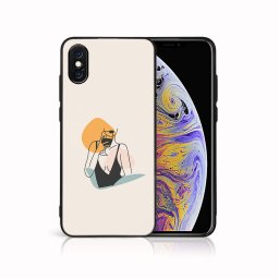 PROTEMIO MY ART Védőburkolat a Apple-hoz iPhone X / XS WOMAN (197)