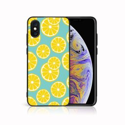 PROTEMIO MY ART Védőburkolat a Apple-hoz iPhone X / XS LEMON (121)