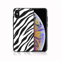 PROTEMIO MY ART Védőburkolat a Apple-hoz iPhone X / XS ZEBRA (237)