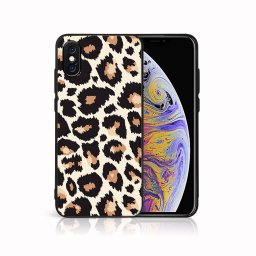 PROTEMIO MY ART Védőburkolat a Apple-hoz iPhone X / XS LEOPARD PRINT (238)