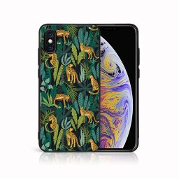PROTEMIO MY ART Védőburkolat a Apple-hoz iPhone X / XS LEOPARD (239)