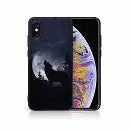 PROTEMIO MY ART Védőburkolat a Apple-hoz iPhone X / XS WOLF (247)