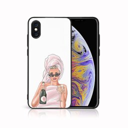 PROTEMIO MY ART Védőburkolat a Apple-hoz iPhone X / XS CHAMPAGNE (134)