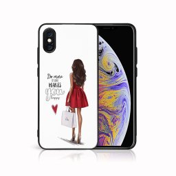 PROTEMIO MY ART Védőburkolat a Apple-hoz iPhone X / XS RED DRESS (137)