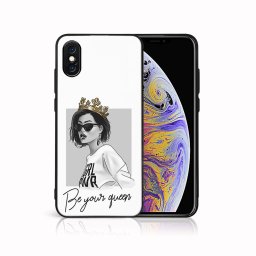 PROTEMIO MY ART Védőburkolat a Apple-hoz iPhone X / XS QUEEN (139)