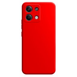 RUBBER Xiaomi Redmi Note 13 Pro 5G / Xiaomi Poco X6 5G védőburkolat világos piros