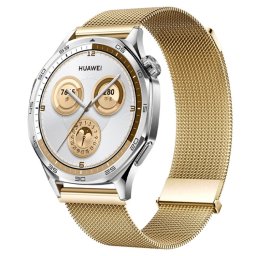 MILANESE Fémszíj Huawei-hoz Watch GT 5 46mm arany