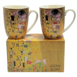 Klimt porcelán bögre szett - 400 ml - 2 darabos