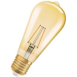 VINTAGE 1906 LED EDISON LED Vintage Dekor izzó 2.50W 220lm E27 2400K