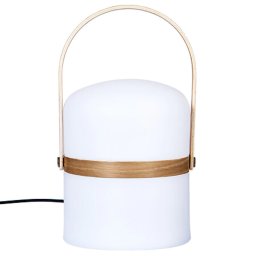 Kültéri lámpa fogantyúval KIARA 26,5 cm, fehér