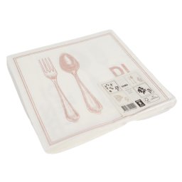 Tálaló szalvéták HAPPY COOKING 33x33 cm, 16 db