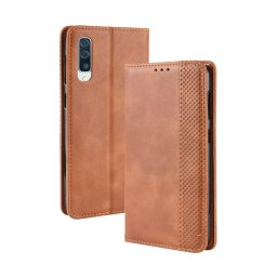 BUSINESS Samsung Galaxy A50 pénztárca tok barna