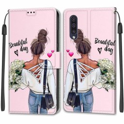 ART Wallet tok Samsung Galaxy A50 GIRL készülékhez
