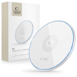 TECH-PROTECT QI 15W-C1 Vezeték nélküli töltő 15W fehér