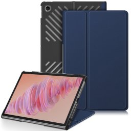 LEATHER Csuklós burkolat Lenovo fülhöz Plus 11,5 kék