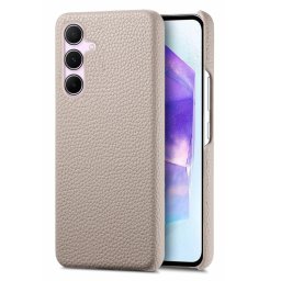 LEATHER CASE Védőburkolat a Samsung-hoz Galaxy A55 5G bézs