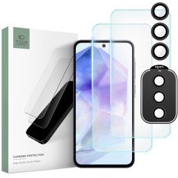 TECH-PROTECT SUPREME SET Védőszemüveg készlet Samsung-hoz Galaxy A55 5G-hoz