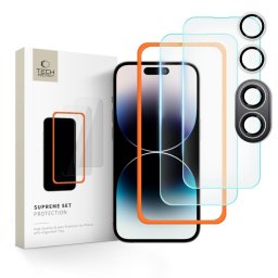 TECH-PROTECT SUPREME SET Védőszemüveg készlet + szerelőkeret Apple-hoz iPhone 16 Plus