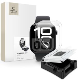 TECH-PROTECT SUPREME SET 2-CSOMAG Hidrogél fóliák Apple Watch 10 42mm-hez