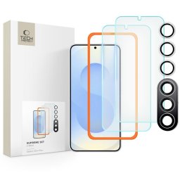 TECH-PROTECT SUPREME SET Védőszemüveg készlet + szerelőkeret Samsung-hoz Galaxy S25 Plus 5G