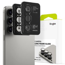 RINGKE KAMERA KERET VÉDŐ 2X Kameraüveg Samsung Galaxy S25 Plus 5G BLACK