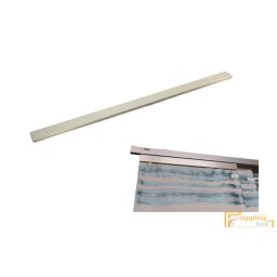 Elegante karnishoz Mágneses lapfüggöny súly 60 cm - alu szatén