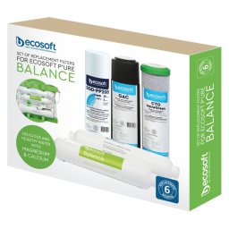 Ecosoft P’URE Balance víztisztító szűrőbetét készlet-5, 10"