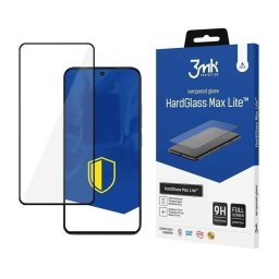 3mk edzett üveg HardGlass Max Lite Fekete a Motorola Moto G55 5G számára