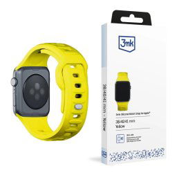 3mk szilikon óraszíj Apple 38/40/41 mm-es órához Sárga