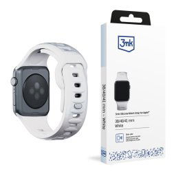 3mk szilikon óraszíj az Apple 38/40/41 mm-es órájához Fehér