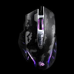 A4tech Bloody Mouse J95S Aktivált, háttérvilágításos játékegér, 8000 DPI, USB, fekete