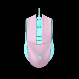A4tech Bloody Mouse L65 Max, háttérvilágítású játék egér, 12000 DPI, USB, rózsaszín, rózsaszín