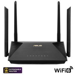 ASUS RT-AX52 (AX1800) útválasztó, kétsávos WiFi 6, bővíthető útválasztó