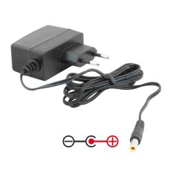 AVACOM univerzális hálózati adapter 12V 1A 12W csatlakozó 5,5mm x 2,1mm plusz pólus középen