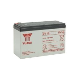 Akkumulátor - YUASA NP7-12L (12V/7Ah - Faston F2 250), élettartam 5 év