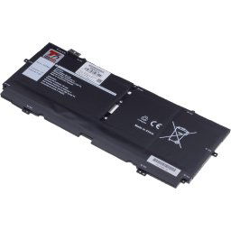 Akkumulátor T6 Power Dell XPS 13 7390 2in1, 6700mAh, 51Wh, 4cellás, Li-pol, 4 cellás