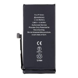 Akkumulátor iPhone 13 mini 2406mAh Li-Ion (Tömeges)