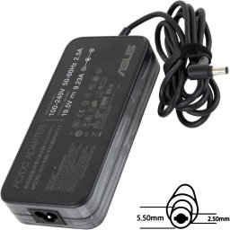 Asus eredeti adapter 180W19.5V 3PIN W CORE 180W19.5V vezetékkel együtt