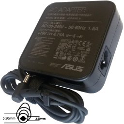 Asus eredeti adapter 90W 19V 3P W/O CORE (5.5PHI)