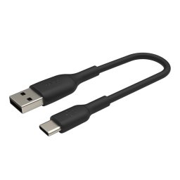 Belkin BOOST CHARGE USB-C/USB-A kábel, 15 cm, fekete