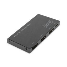 Digitus Ultra Thin HDMI elosztó, 1x2, 4K/60Hz HDR, HDCP 2.2, 18 Gbps, Micro USB tápellátás