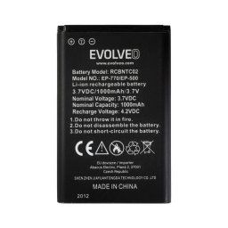 EVOLVEO eredeti 1000 mAh akkumulátor EasyPhone FP, FS készülékhez